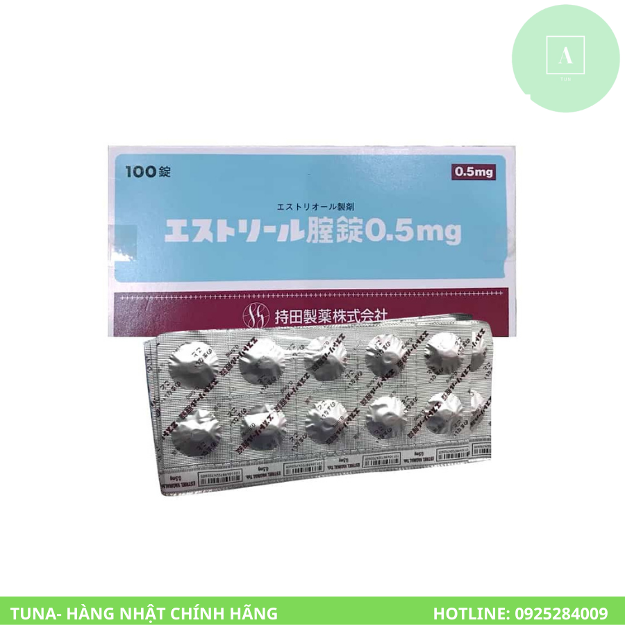 Viên đặt âm đạo estoril 0.5mg nhật bản se khít chống viêm ngứa - viên đặt âm đạo nhật bản mochida 0.5mg