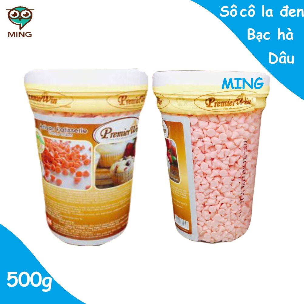 Sô cô la chip Premier Win 500g hương dâu bạc hà