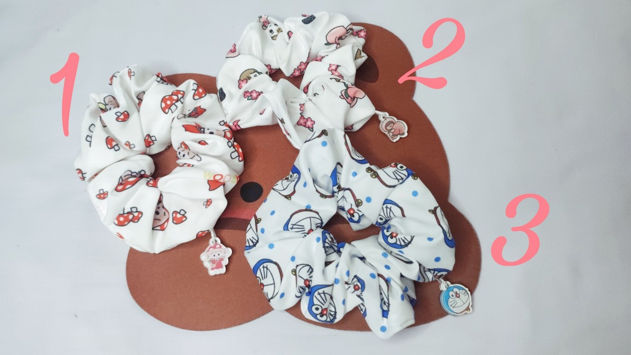 Cột tóc vải Srunchies charm
