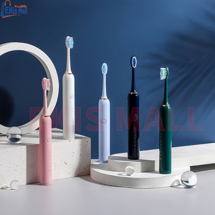 Bàn chải điện C10 dùng pin Cao Cấp  Máy đánh răng tự động chống nước giá rẻ tiện dụng