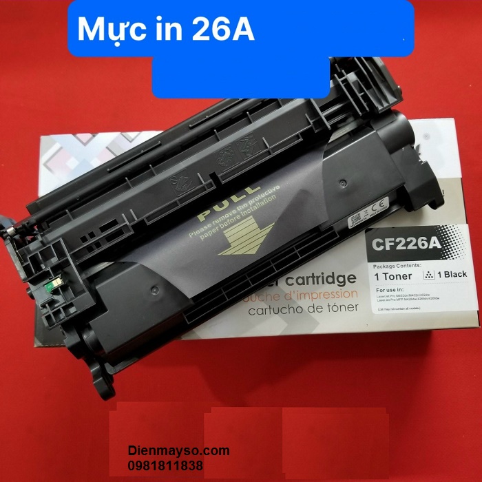 Hộp mực hp 26a canon 052 máy in hp m402d m402dn canon 214dw mf426dw mf424dw