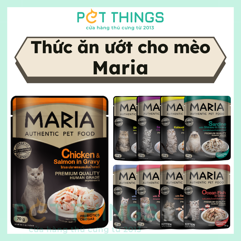 Pate Maria 70g Cat Wet Food From Thailand