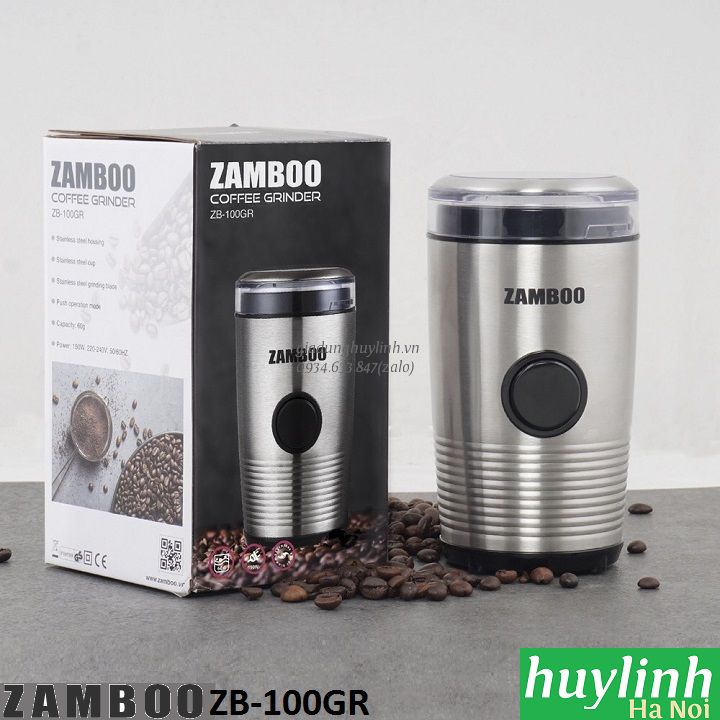 Máy xay cà phê zamboo zb-100gr