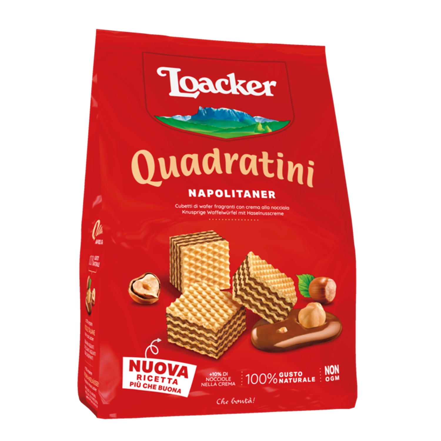 [DATE MỚI NHẤT] Bánh xốp nhập khẩu nước Ý Loacker Napolitaner - Quả phỉ Ý, 125g -  chất lượng sản phẩm tuyệt vời