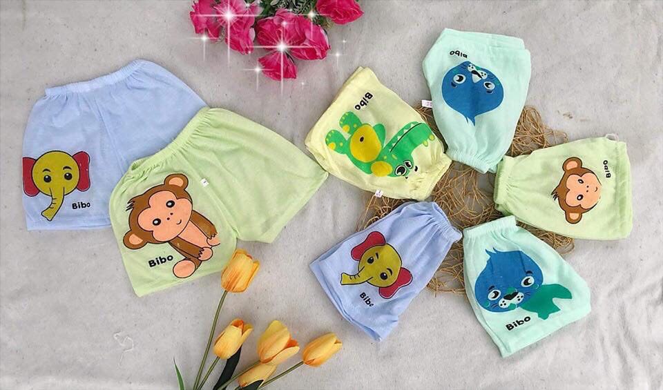 Combo 10 quần chục CỘC cotton cho bé trai và bé gái 3-15kg