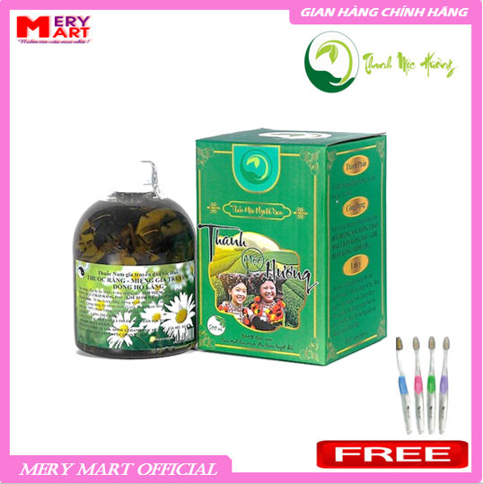 Nước súc miệng người lớn TMH - Chai 500ml - Tặng bàn chải đánh răng Cao Cấp