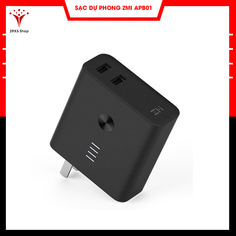 Củ sạc kiêm pin sạc dự phòng 6500mah zmi apb01 - bảo hành 1 tháng