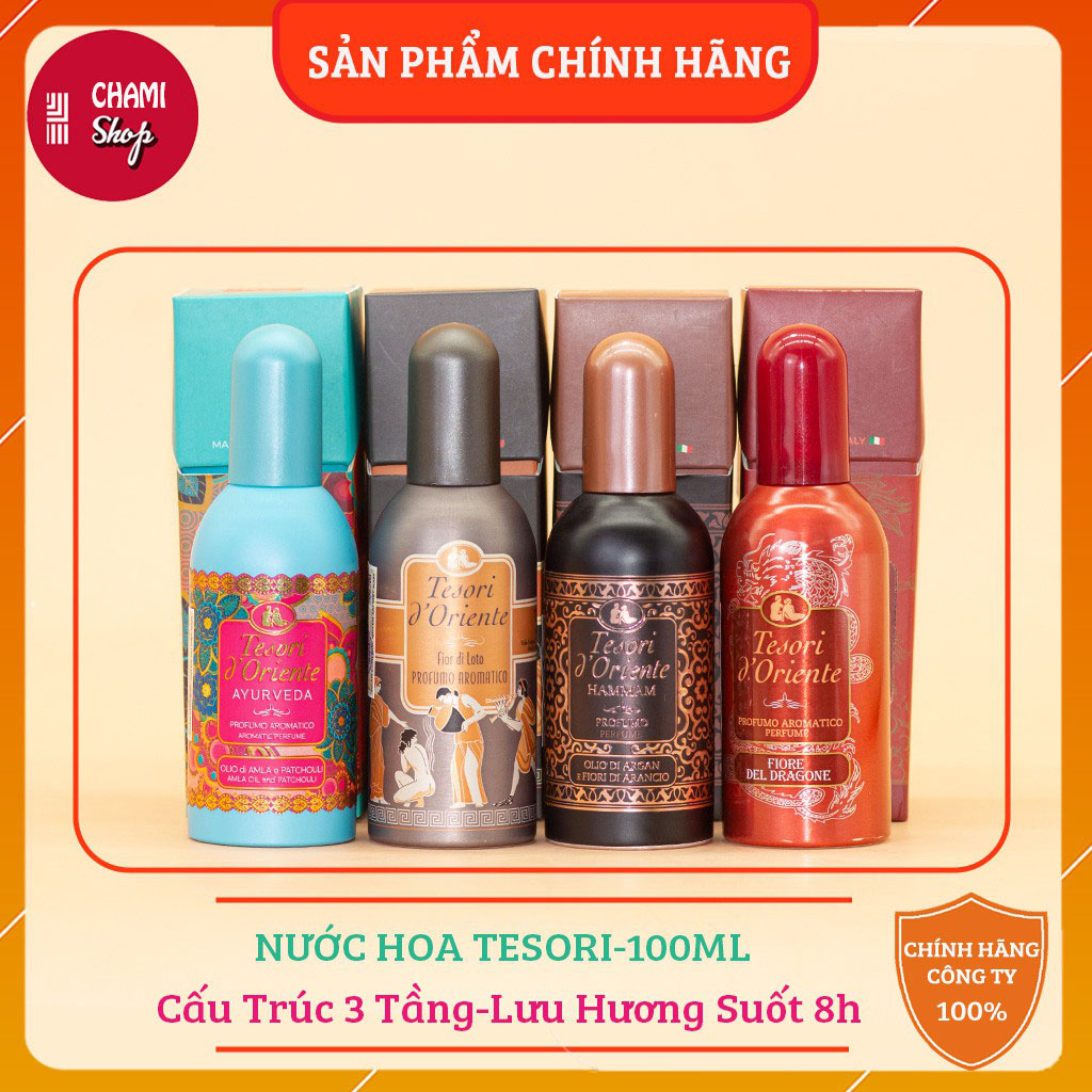 [Chami] Nước Hoa Tesori d'Oriente cao cấp (100ml) dạng xịt lưu hương ngày dài | Hàng Chính Hãng