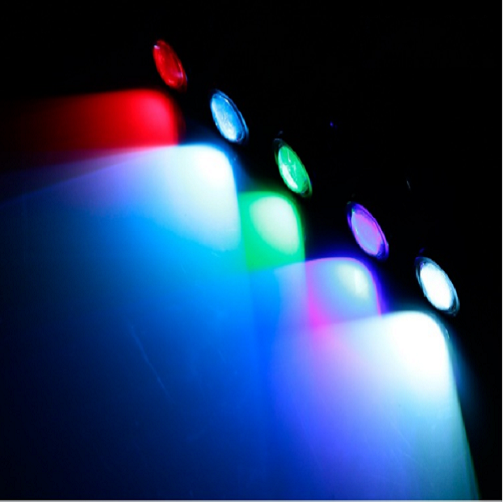 Đèn LED mirro 12V có sẵn chân đế lắp xe máy ô tô ( màu xanh dương )