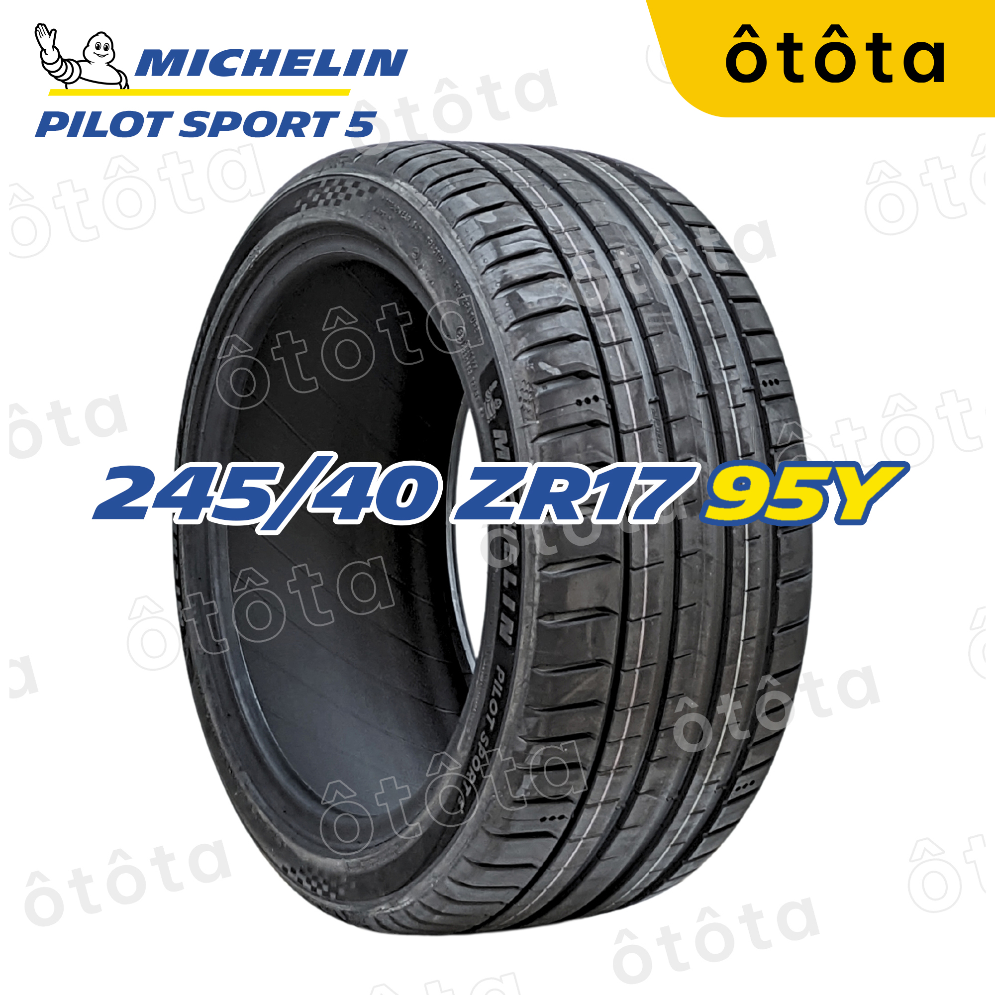 Lốp ô tô Michelin Pilot Sport 5 – 245/40 ZR17 95Y – Chính Hãng BH 6 năm (245/40ZR17, 245 40 ZR17) Giá 7,040,800 Đồng*Miễn phí vận chuyển