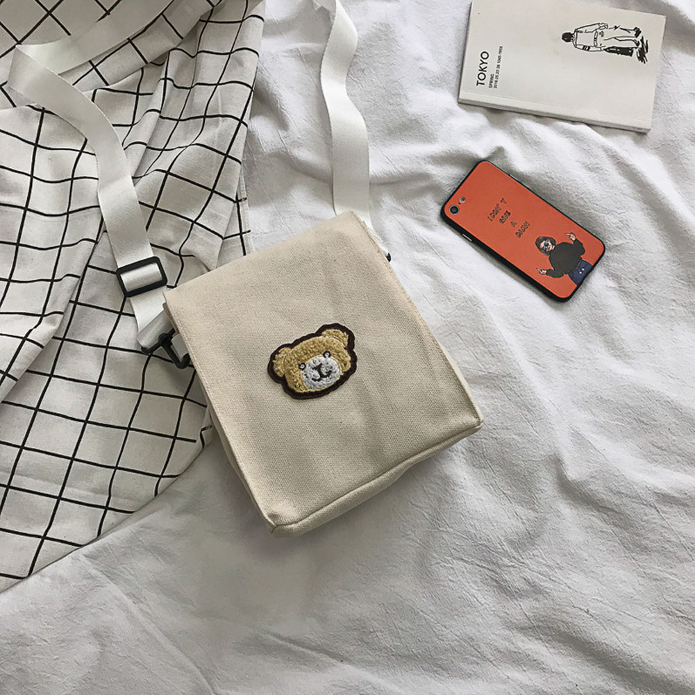 Thời trang Phụ nữ dễ thương Túi Messenger Nữ Túi vải Túi đeo ngực Túi đeo vai