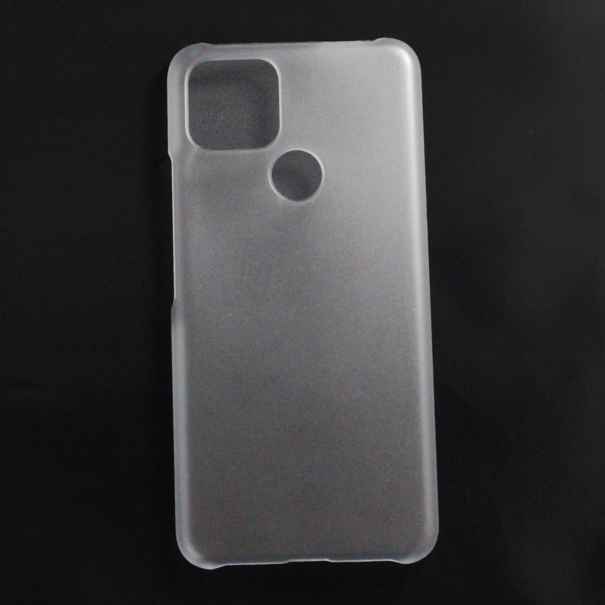 Ốp lưng nhựa cứng cho Google Pixel 5 XL nhám trong