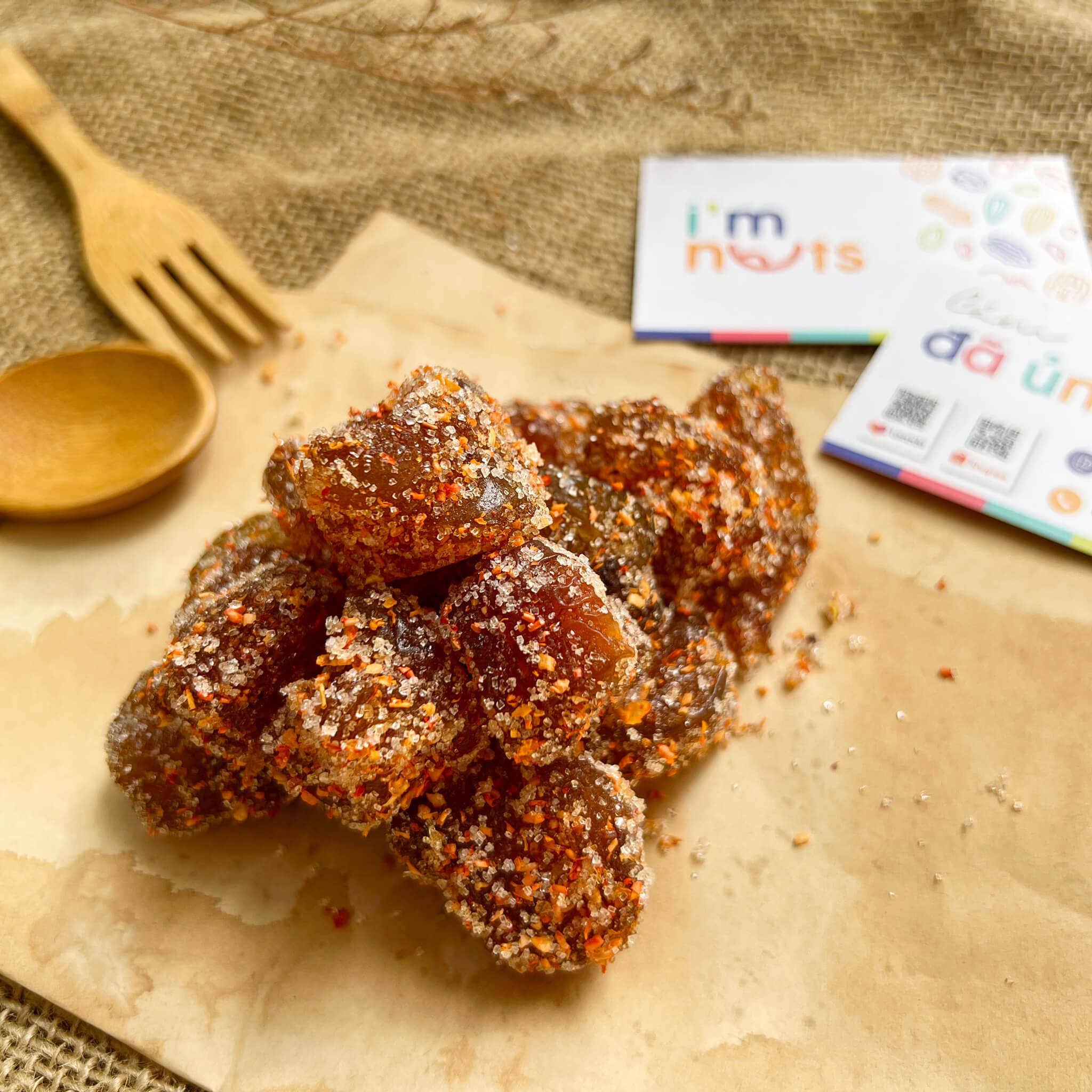 Mận khía sấy chanh muối ớt chua chua, ngọt ngọt, cay cay ăn là ghiền - Ăn vặt I'm Nuts