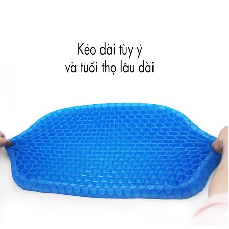 [HCM]Đệm Lót Ghế Ngồi Xe Ô Tô Thoáng Khí Tuần Hoàn Êm Ái Chống Ê Mông Mỏi Lưng DEMLOTGHE09