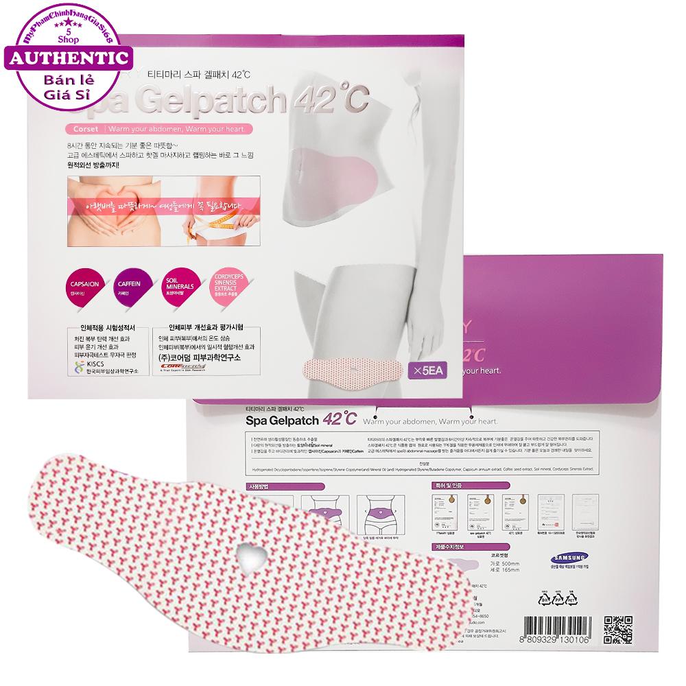 Miếng Dán Tan Mỡ Bụng Ttmary SPA GELPATCH 42°C KOREA