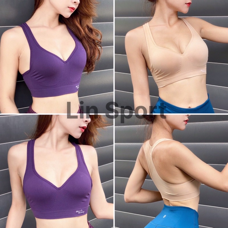 Áo Bra tập Gym Yoga mút đúc xuất nhật cao cấp, bra nâng ngực siêu đẹp