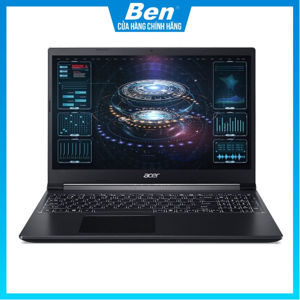 Laptop gaming acer aspire 7 a715-75g-56zl i5-10300h/8gb ram/512gb ssd/15.6inch fhdips/4gd6_gtx1650/win10/màu đen