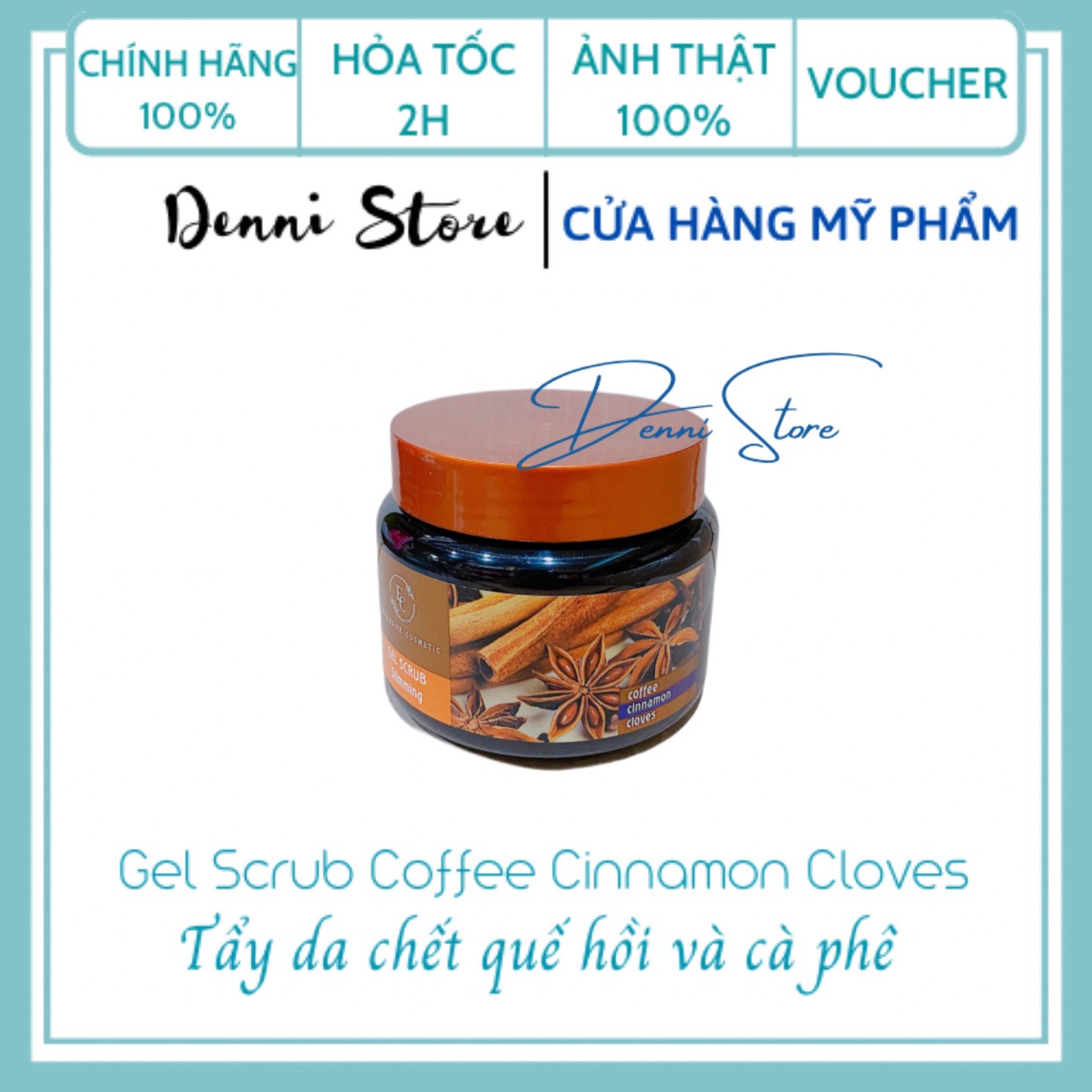 Lẻ hộp tẩy da chết quế hồi Nga 380g loại mẫu mới