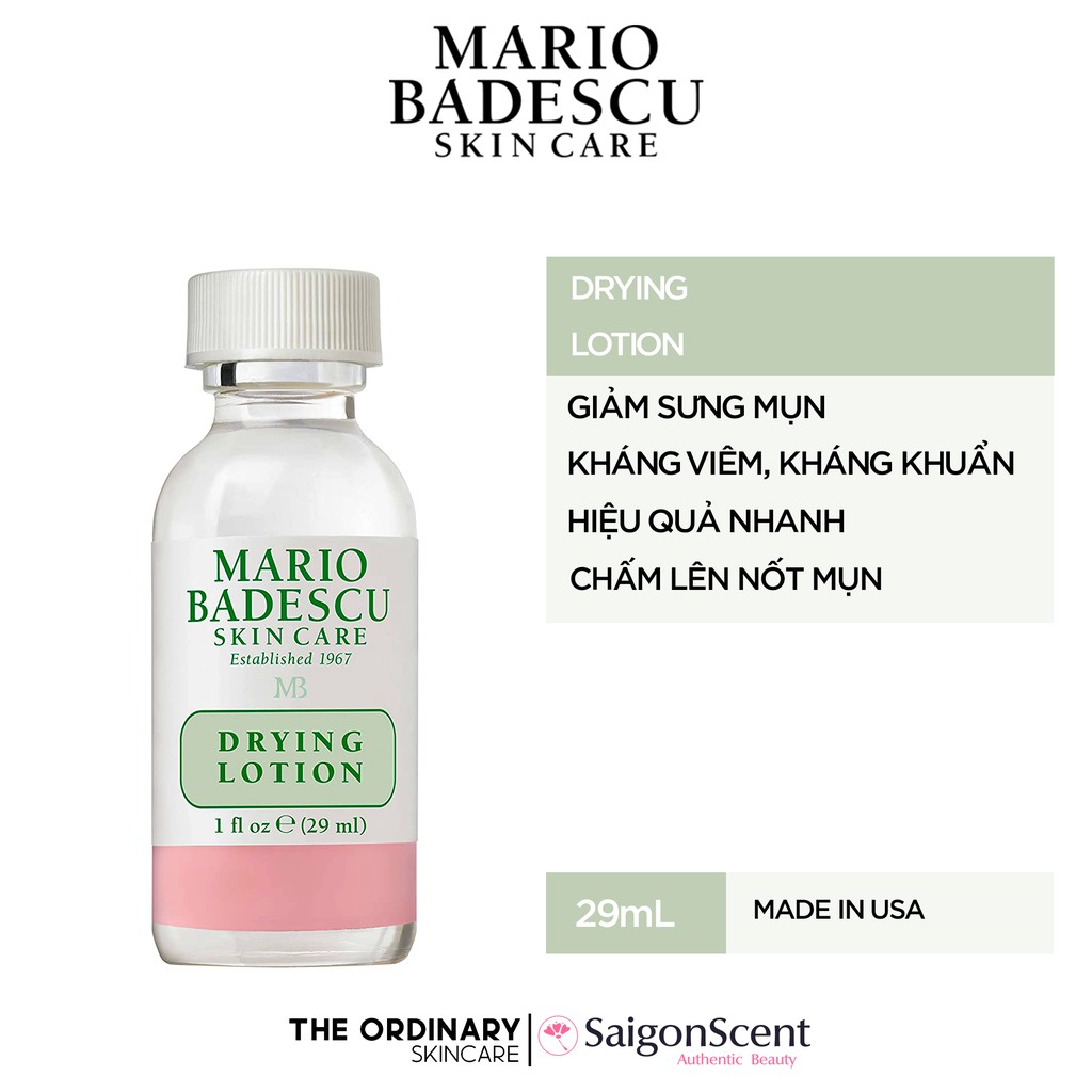 Dung dịch giảm mụn Mario Badescu Drying Lotion