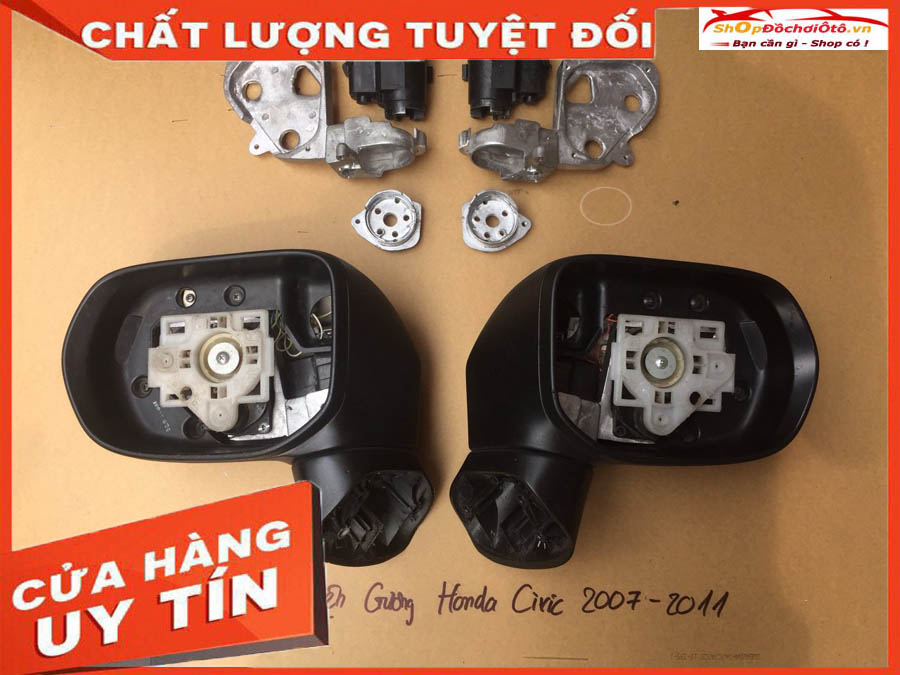 Mô tơ gập gương, khung xương gương Honda Civic 2007-2011