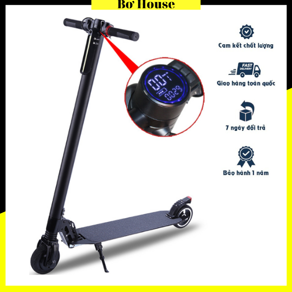Xe scooter điện cao cấp người lớn màn led hiển thị - Xe scooter điện chính hãng
