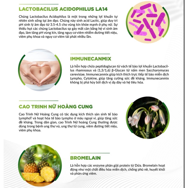 Combo 3 hộp Viên uống phụ khoa - Men vi sinh vùng kín LAVIMA BIOTIC - Liệu trình 1 tháng - Tiết kiệm - Công ty Dược Mỹ Phẩm Lavima 2