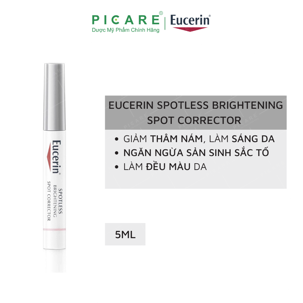 [GIẢM 20K ĐƠN 399K] Tinh Chất Hỗ Trợ Mờ Thâm Nám EUCERIN UltraWHITE + SPOTLESS Spot Corrector 5ml (NEW)