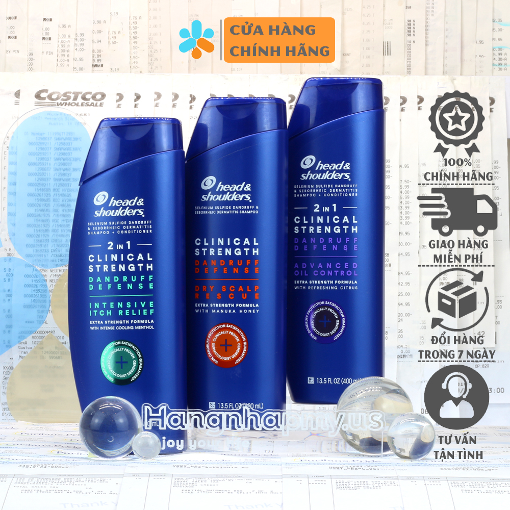 Dầu gội head & shoulders 400ml của mỹ