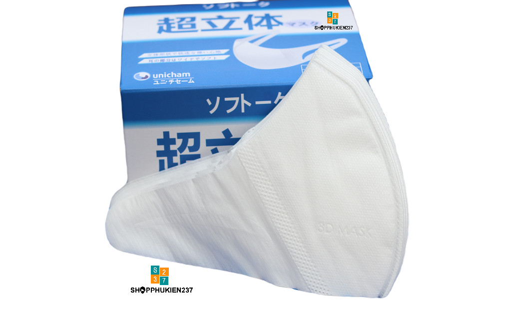 [HCM]Hộp 50 Cái Khẩu Trang 3D Mask Logo Nhật Hàng Công Ty Việt Nam Sản Xuất Có Giấy Tờ