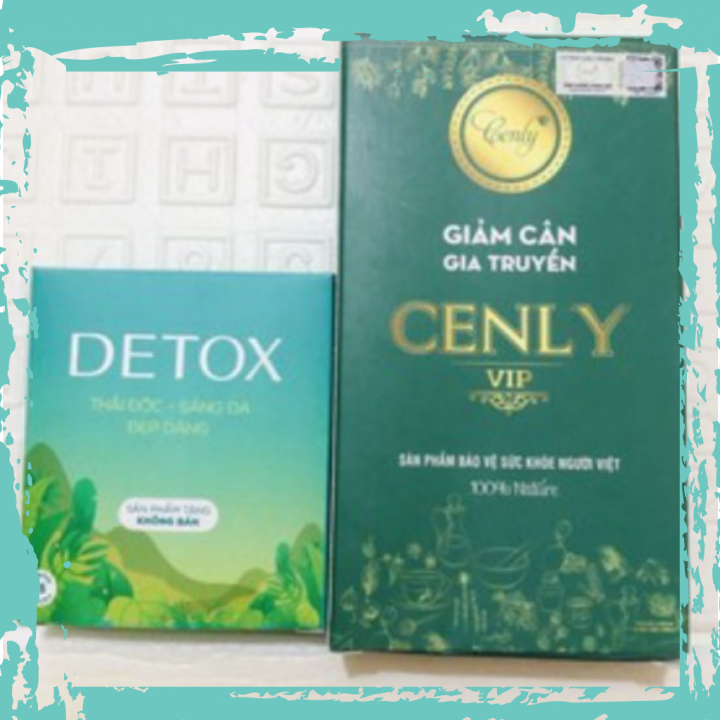 Giảm béo thảo mộc cl vip 30 ngày có tặng detox 15 viên
