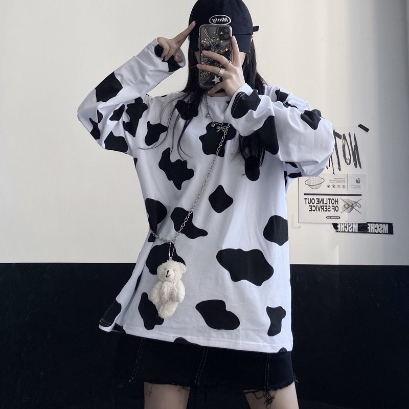 Thanh Bắc Fashion Áo Hoodie BÒ SỮA ULZZANG Form Rộng Tay Dài Unisex Nam Nữ Cá Tính