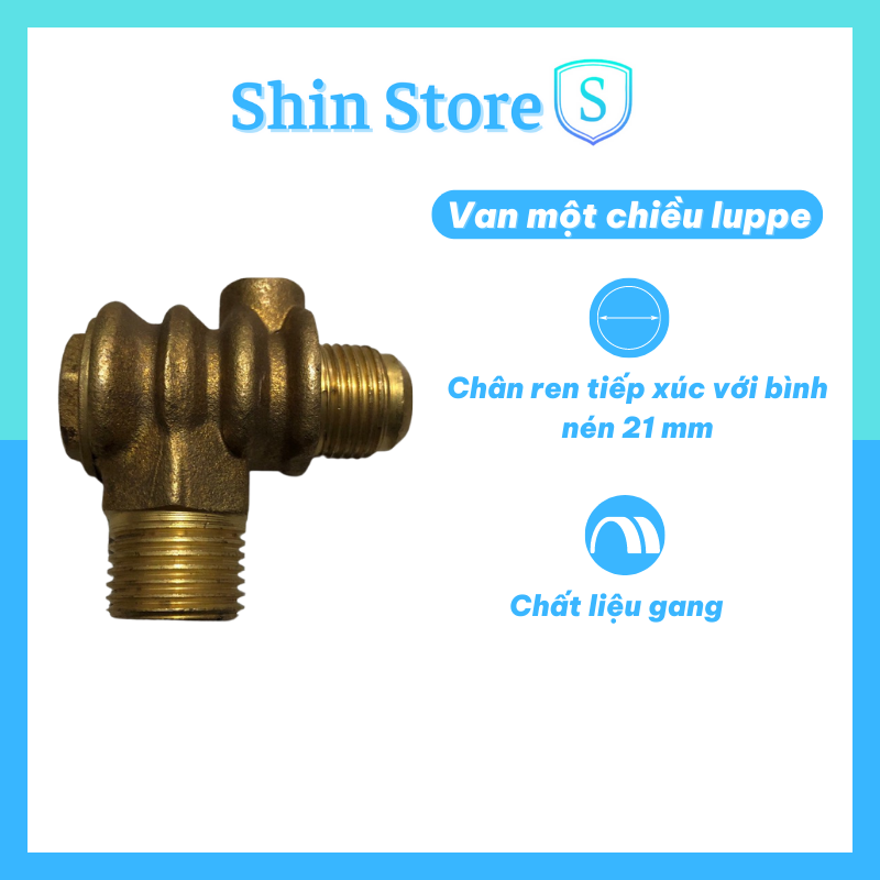 Van một chiều (luppe) máy nén khí xài dây curoa (ren 21mm) - Bảo Nhật - BảoGroup