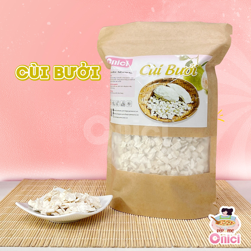 CÙI BƯỞI SẤY KHÔ LOẠI 1 GÓI 100G Bưởi An Giang Bếp Của Mẹ Onici