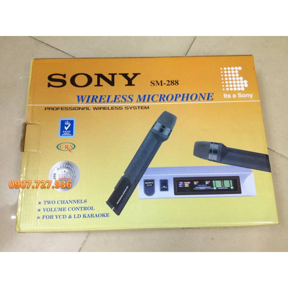 2 micro không dây sony – hát karaoke tốt giá rẽ