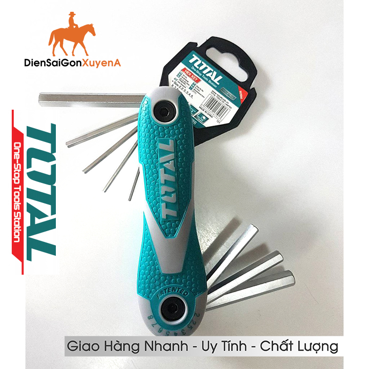Bộ 8 cây lục giác xếp Hex Key Total THT1061826