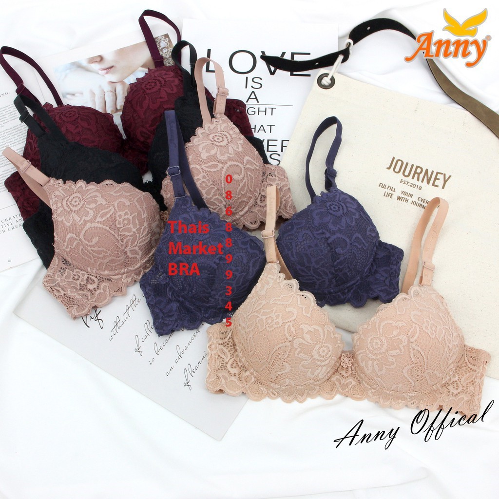 Áo lót anny 2277 - thái lan có đệm , gọng đẩy ngực kép quả siêu đẹp