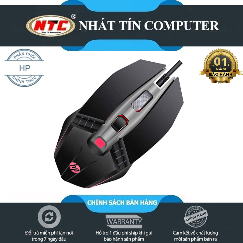 Chuột game 6d hp m270 led nhiều màu - dpi lên đến 2400 - nhất tín computer