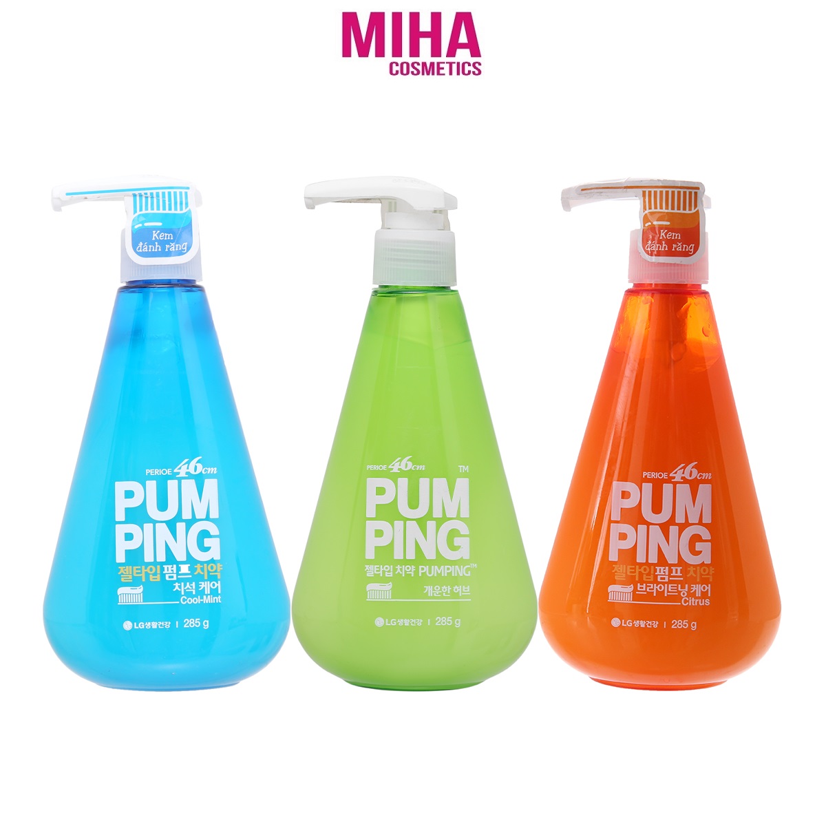 Kem đánh răng pumping 285g hàn quốc