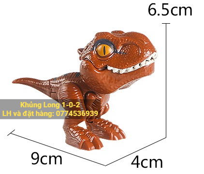 Khủng Long Cắn Ngón Tay Trọn Bộ 43 Mẫu Mô Hình Bằng Nhựa Hàm Có Lò Xo Vui Nhộn