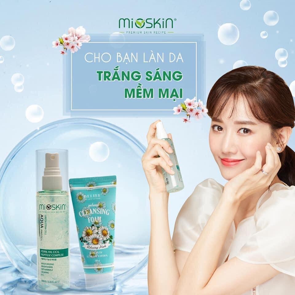 Xịt dưỡng tế bào gốc Mioskin - Dược mỹ phẩm dành cho người bận rộn - Tặng sữa rửa mặt BELIEF