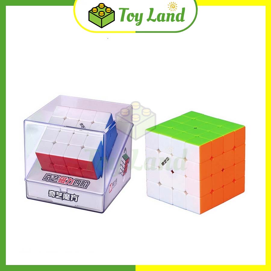 Rubik 4x4 QiYi MS Stickerless Có Nam Châm Rubic 4 Tầng 4x4x4 Không Viền Đồ