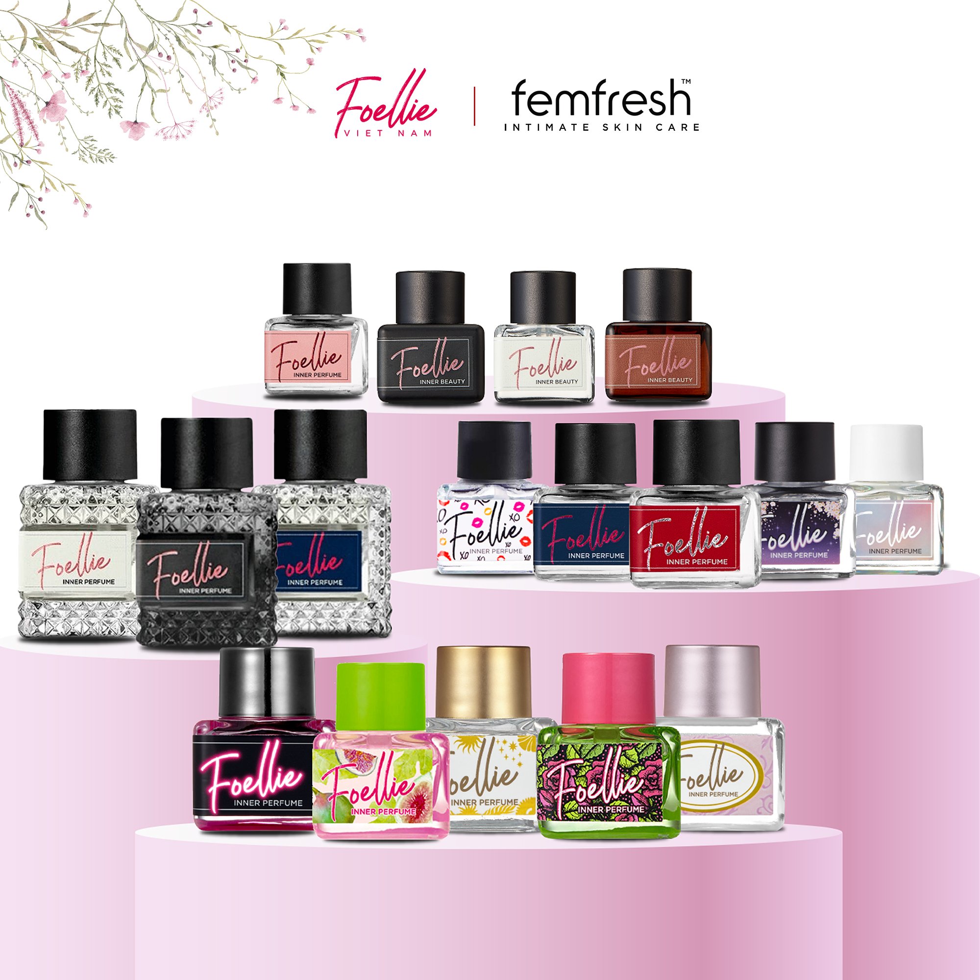 Nước hoa vùng kín cao cấp Hàn Quốc FOELLIE Inner Perfume, Hương thơm quyến rũ, an toàn cho mọi loại da