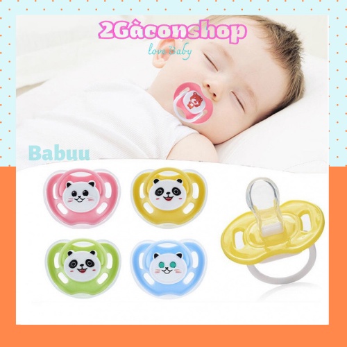 Ti giả cho bé vẩu - Ti ngậm sơ sinh 0-6 tháng Babuu nhật