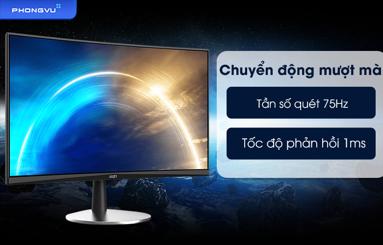 Màn hình LCD MSI 24 inch PRO MP242C | Chuyển động