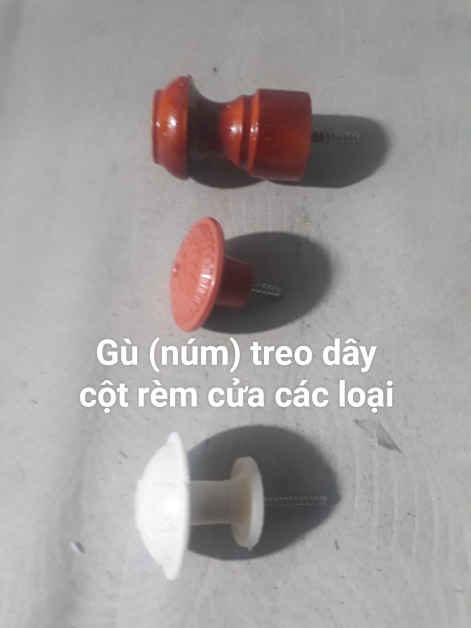 Gù treo dây cột rèm cửa các loại