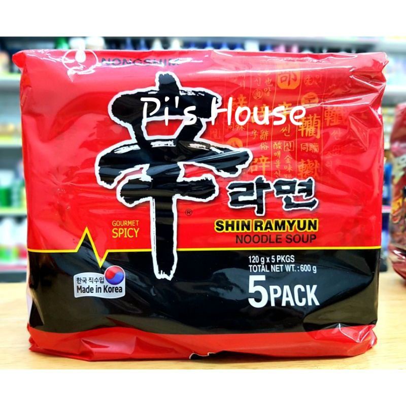 LỐC 5 GÓI MÌ CAY SHIN NONGSHIM HÀN QUỐC 120G
