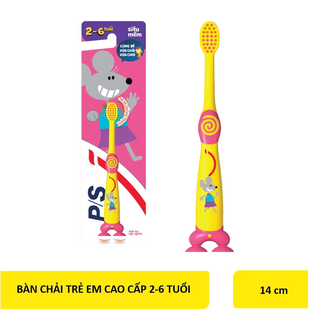 Bàn chải đánh răng p/s trẻ em 2-6 tuổi