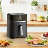 |HỎA TỐC 2H|Nồi chiên nướng không dầu đa năng Tefal EY505815 - Dung tích 4.2L công suất lớn, nướng, chiên thực phẩm, đa chức năng nấu nướng - Hàng chính hãng, bảo hành 24 Tháng - Hỏa Tốc HCM 2H