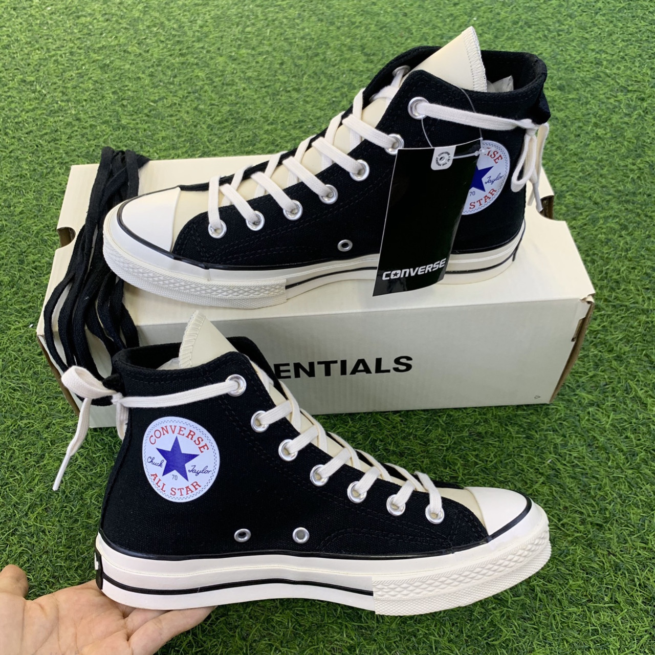 [Ảnh thật] giầy thể thao CV chucky taylor 1970 đen trắng thời trang nữ