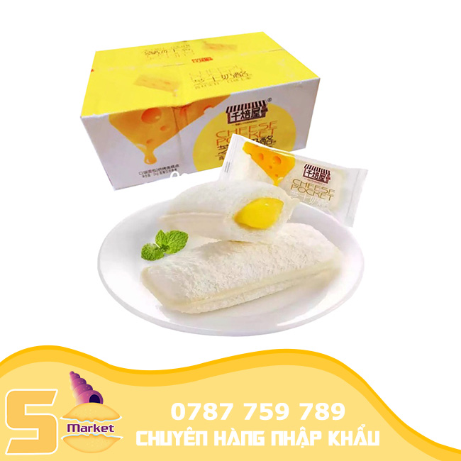 【Thùng 2kg】Bánh Phô mai sữa chua luôn cháy hàng vì quá ngon - Đài Loan (Date: 03 tháng)【Sò Market】